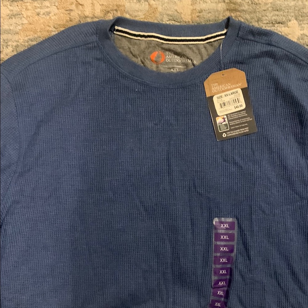 Outdoor Life Long Sleeve Shirt in Deep Blue